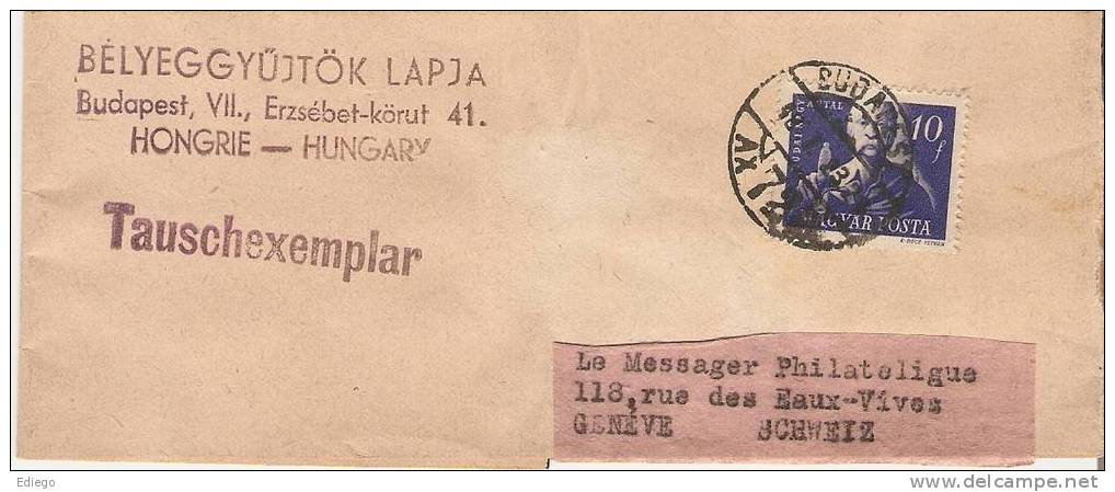 BANDEAU JOURNAL 1948  BELYEGGYÜJTÖRK LAPJA - Zeitungsmarken