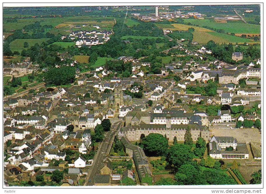 Carte Postale 56. Ploermel   Vue D'avion Trés Beau Plan - Ploërmel