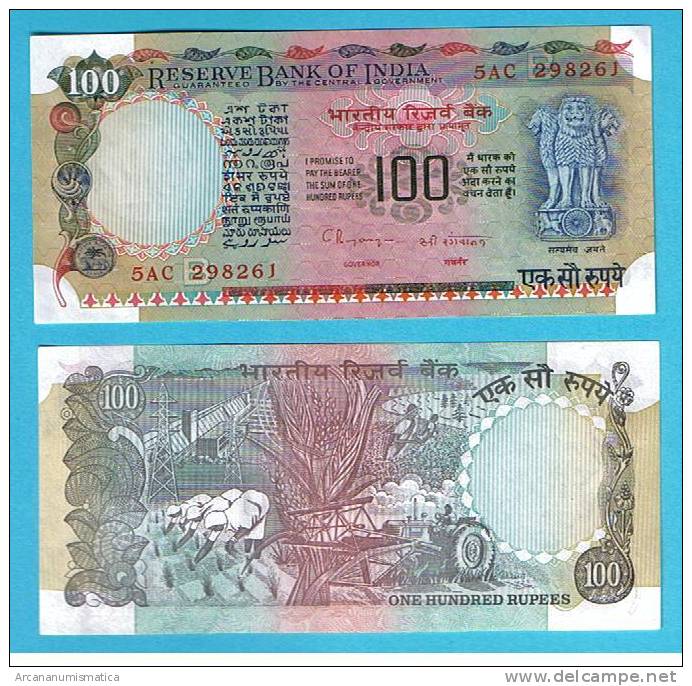 INDIA  100  RUPIAS  1.979  KM#86 H     SC/UNC/PLANCHA       DL-6558 - Indien