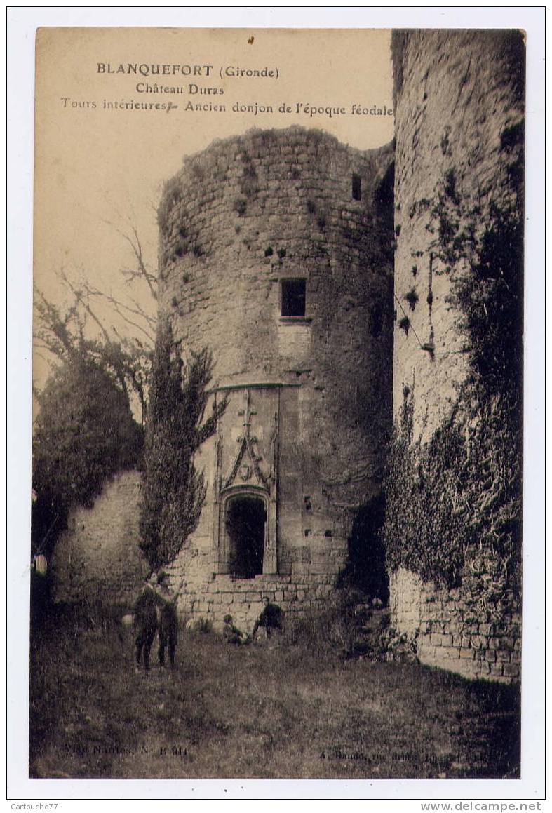 K12 - BLANQUEFORT - Château Duras - Tours Intérieures - Ancien Donjon De L'époque Féodale (carte Animée) - Blanquefort