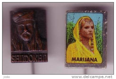 SANDOKAN & MARIANNE ( Set Of 2. Pins ) Film Movie Cinema Films Movies Cinematography Cinematographie - By Emilio Salgari - Cinéma