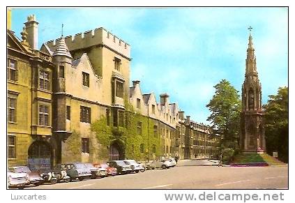 BALLIOL COLLEGE AND MARTYRS' MEMORIAL  . OXFORD. - Oxford