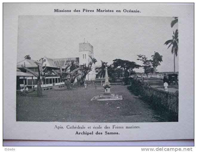 Cathedral And School  Missions Maristes En Oceanie - Samoa