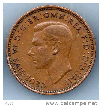 Grande-Bretagne Half Penny 1941 Ttb/sup - C. 1/2 Penny