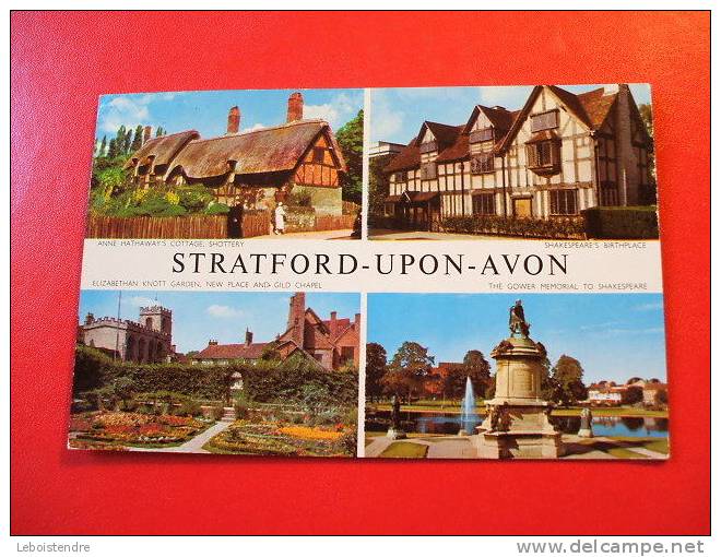 CPSM-ANGLETERRE-STRATFORD-UPON-AVON-.CARTE EN BON ETAT. - Stratford Upon Avon