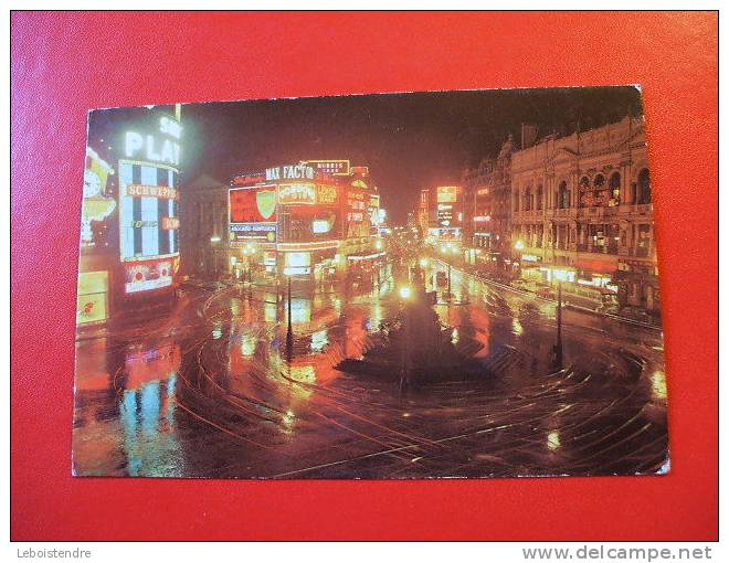 CPSM -1967- ANGLETERRE-PICCADILLY AT NIGHT,LONDON - Piccadilly Circus