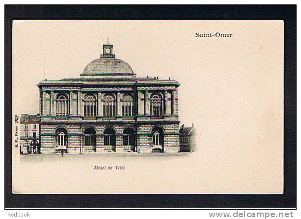 Early Postcard Saint Omer France - Hotel De Ville - Ref 280 - Nord-Pas-de-Calais