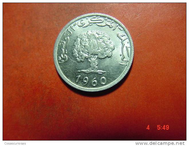 4511 TUNISIA TUNIS TUNEZ 1 MILLIM     AÑOS / YEARS  1960 UNC- - Tunisie