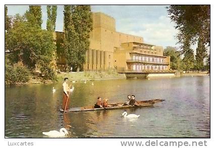 ENGLAND. THE SHAKESPEARE MEMORIAL THEATRE AT STRATFORD-UPON-AVON..... - Stratford Upon Avon