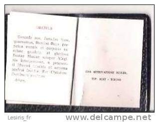 PETIT LIVRET DE POCHE AVEC PLAQUETTE - AVE MARIA - ROSARIO DI MARIA SANTISSIMA - MISTERI GAUDIOSI - MISTERI DOLOROSI -