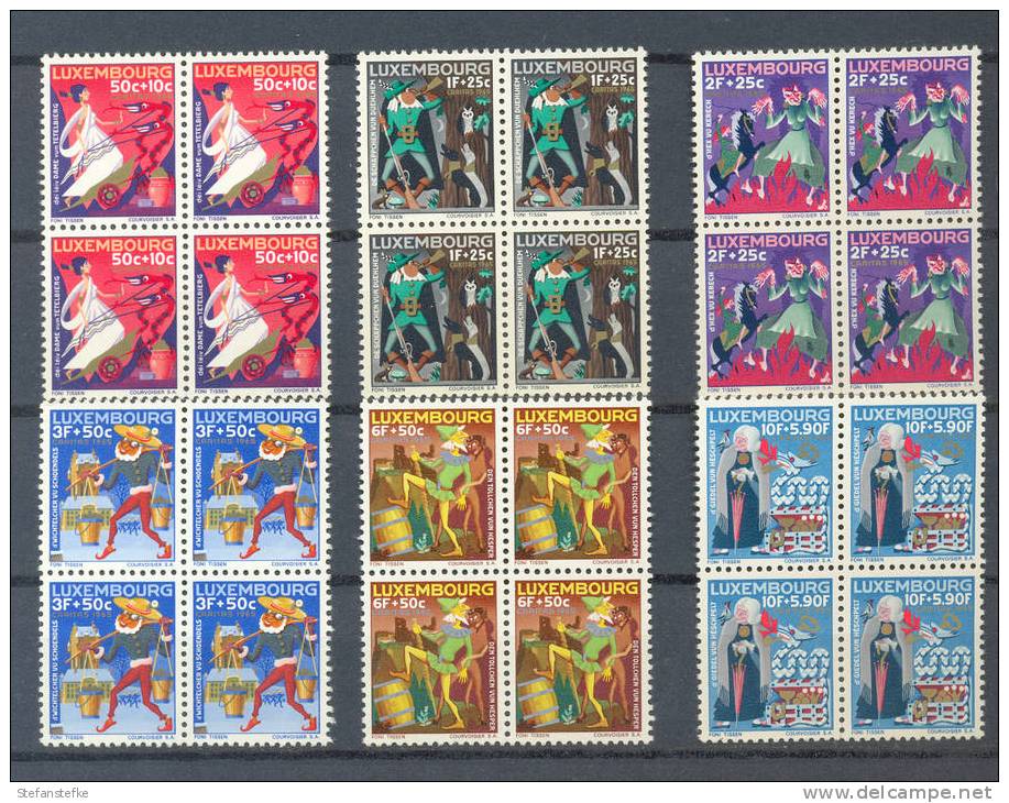 Luxembourg Yvert Nr :  672 - 677 **  (zie Scan)  MNH - Unused Stamps