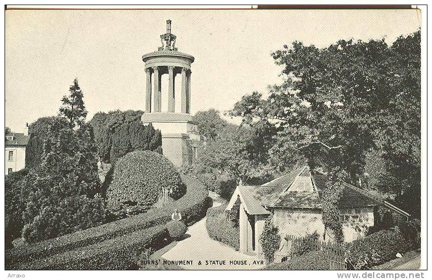 Burns' Monument & Statue House - Ayr - Ayrshire