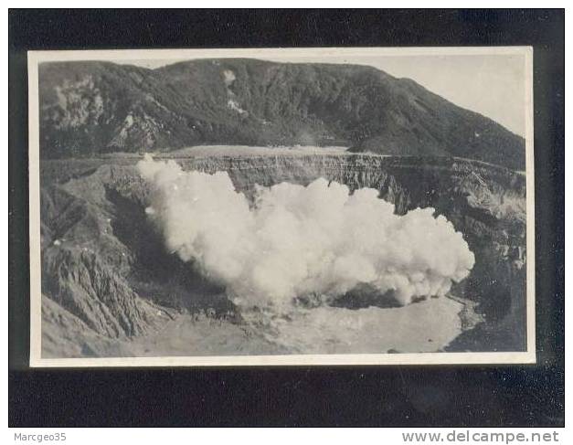 Costa Rica Cratère De L'izazu ? Carte Photo Volcan   Belle Carte - Costa Rica