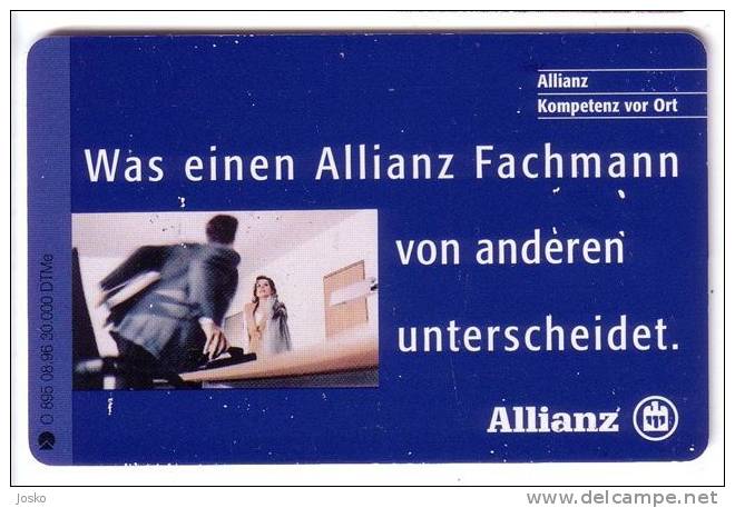 ALLIANZ  INSURANCE ( Germany Rare Card ) Assurance Versicherung Seguro Assicurazione Verzekering * See Scan For Condit. - Reclame