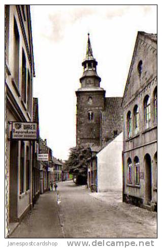 Reiterstadt VERDEN  Aller Ritterstrasse Mit Johannes Kirche - ECHTE PHOTO -SACHSEN- Deutschland - Verden