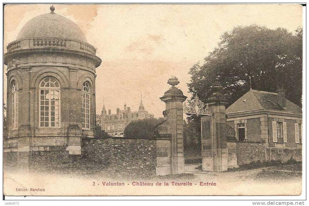 Cpa, Valenton (Val-de-M.), Château De La Tourelle - Entrée - Valenton