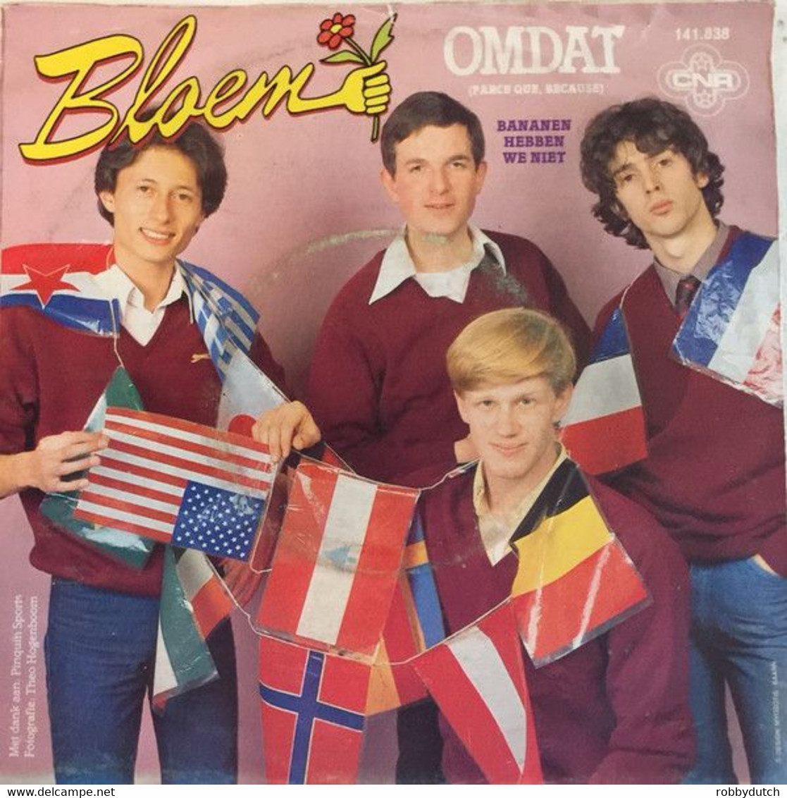 * 7" *  BLOEM - OMDAT (Holland 1982) - Autres - Musique Néerlandaise