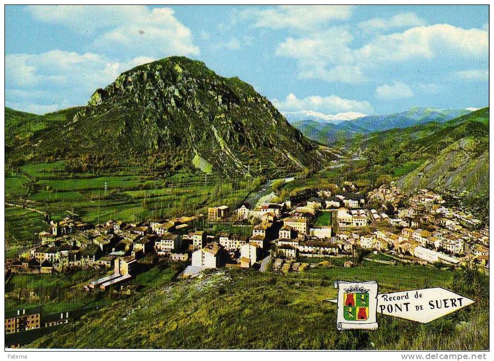 Postal, Vista General  Del Pont De Suert ( Lérida) - Lérida