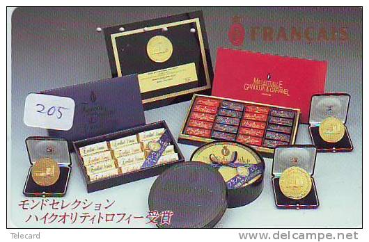 Télécarte Japon PARIS.  France Related * *  La France Reliée (205) FRENCH FRANKREICH * CHOCOLATE * CHOCOLADE - Reclame