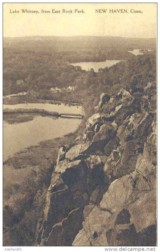 Lake Whitney From East Rock Park, New Haven, CT 1914 Edward P Judd Publishers - New Haven