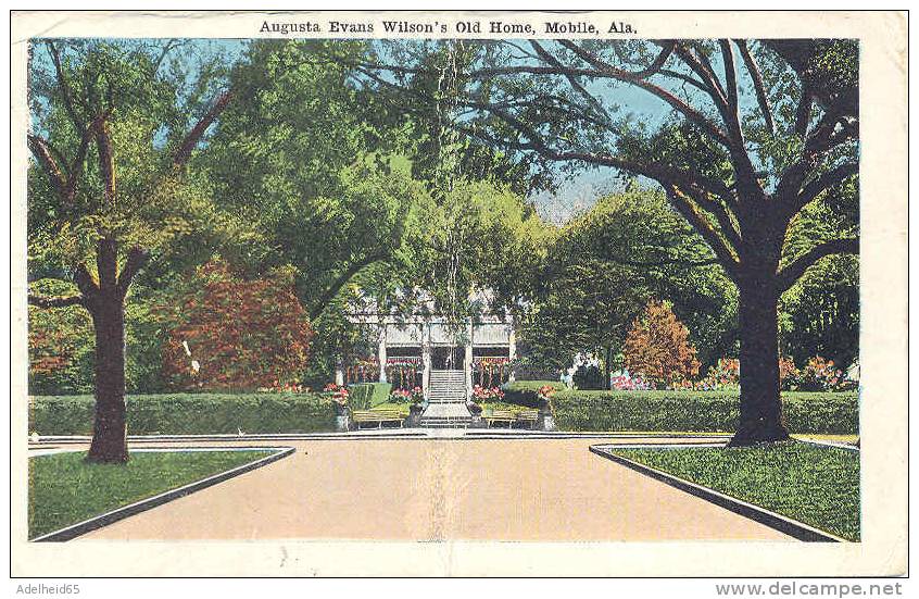 Augusta Evans Wilson´s Old Home, Mobile Alabama - Mobile