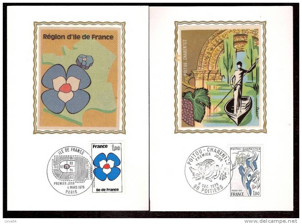 LOT 4 CARTES MAX-  TTB- THEME : REGIONS- ANTILLES- Dates Visibles Aux Scans. - Collections, Lots & Series