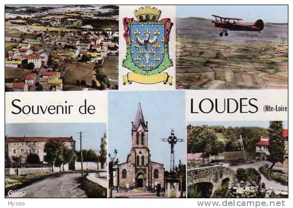 43 Souvenir De LOUDES ,petit Avion - Loudes