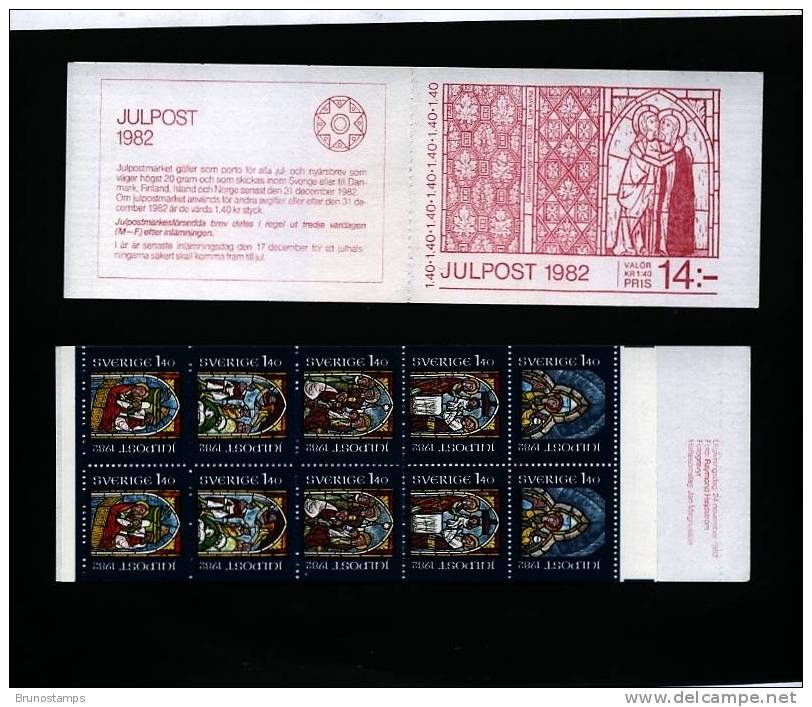 SWEDEN/SVERIGE - 1982  CHRISTMAS   BOOKLET  MINT NH - 1904-50