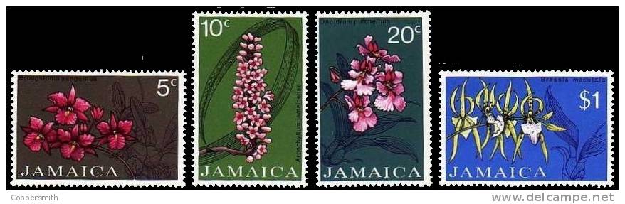 (012) Jamaica / Jamaique  Flowers / Fleurs / Blumen / Bloemen / Orchids ** / Mnh  Michel 375/78 - Jamaica (1962-...)