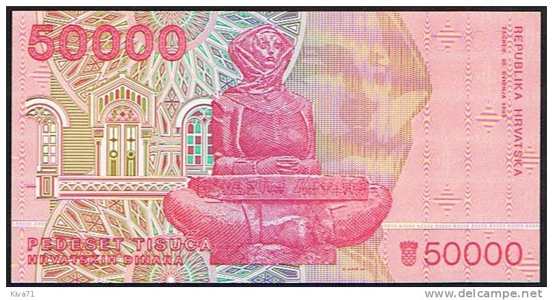 5000 Dinara   "CROATIE"  1993     UNC   Bc 25 - Kroatien