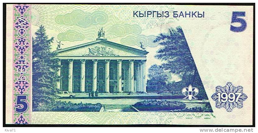 5 Com "KIRGHIZISTAN"     1997   UNC   Ro 37 - Kirghizistan