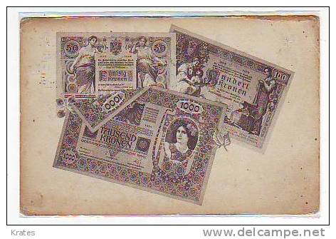 Postcards - Bank-note - Banks