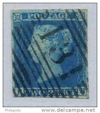 TWO PENCES  Four Margins    =  Yvert 4    SG 14 Or 15    FINE  Ø 131 - Used Stamps