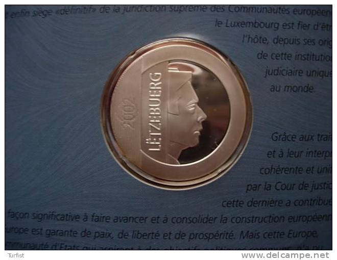 LUXEMBURG 25,00 EURO CVRIA 2002 ZILVER/ARGENT - Luxemburg