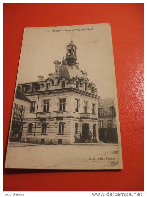 CPA-(51-MARNE)-FISMES-HÔTEL DE VILLE - Fismes