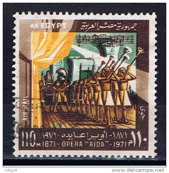 ET+ Ägypten 1971 Mi 538 Oper "Aida" - Oblitérés