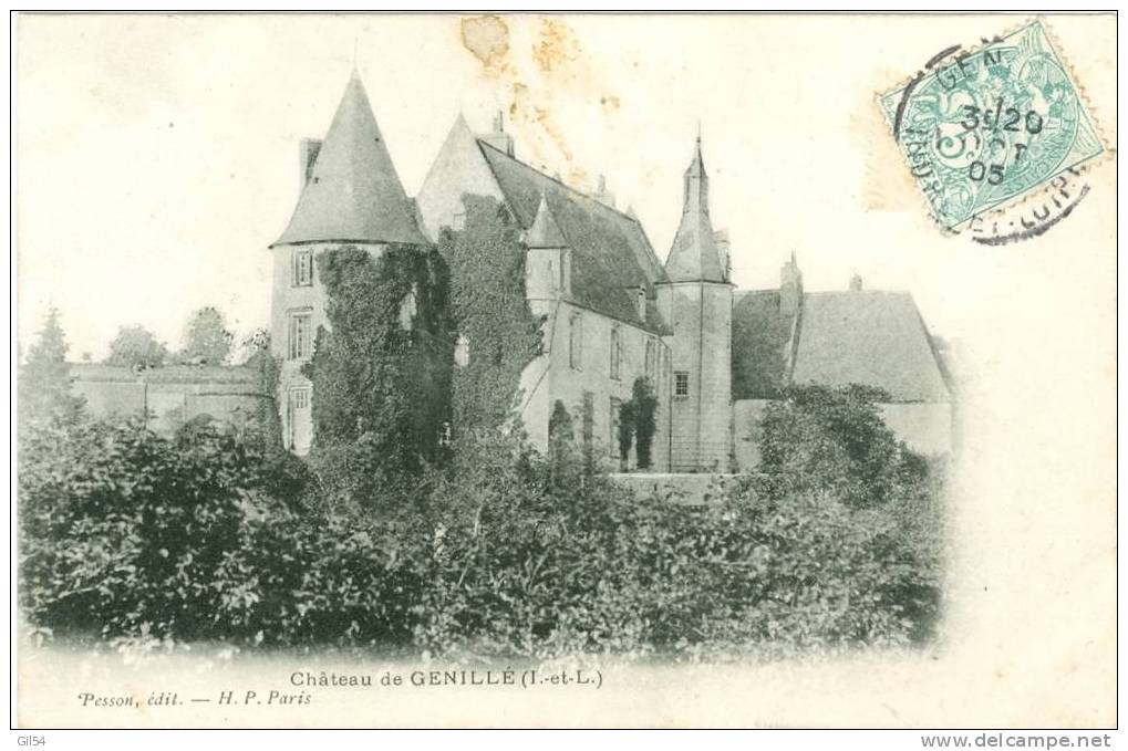 Chateau De Genillé     - Js78 - Genillé