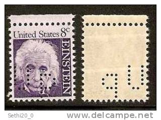 USA Nobel Prize Physics Einstein Firm Perfin UP MNH - Albert Einstein