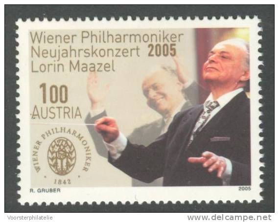AUSTRIA 2005 ANK 2540 NEUJAHRSCONCERT - Unused Stamps