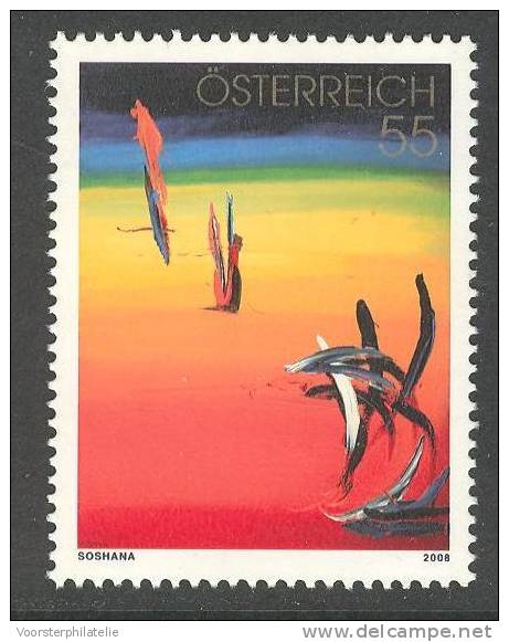 AUSTRIA 2008 MCHL 2721 MODERNE KUNST MODERN ART - Unused Stamps
