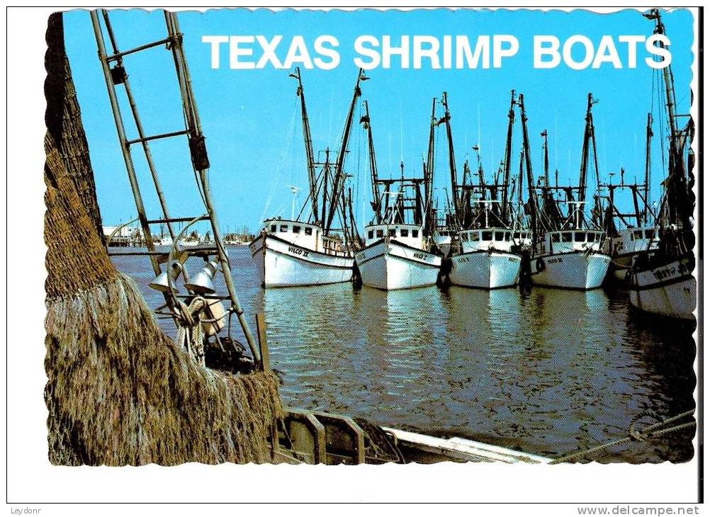 Texas Shrimp Boats - The Texas Gulf Coast - Visvangst