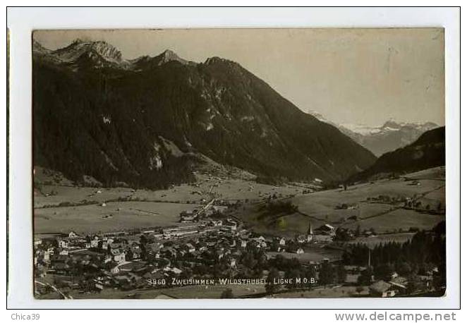 003214  -  Zweisimmen, Wildstrubel, Ligne M.O.B. - Zweisimmen