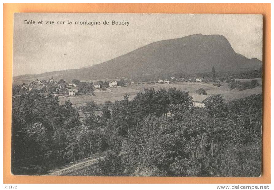 D833 Bôle Et Vue Sur La Montagne De Boudry - Bôle