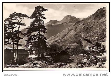 3117. EVENING SHADOWS ON THE LANGDALE PIKES. - Andere & Zonder Classificatie