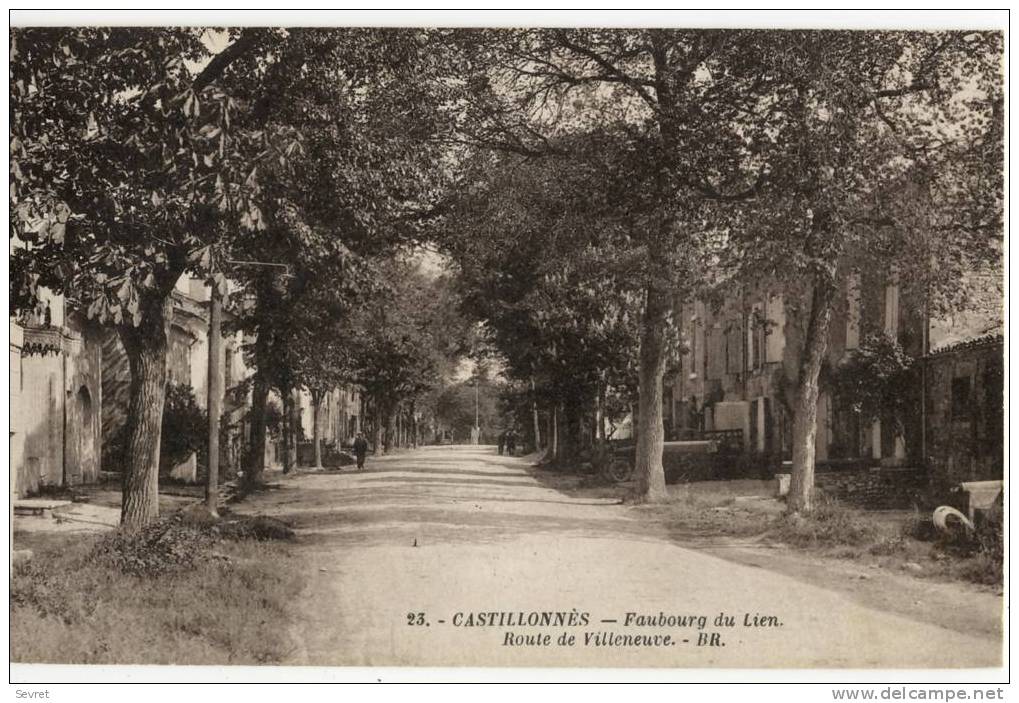 CASTILLONNES. - Faubourg Du Lien - Route De Villeneuve. - Other & Unclassified
