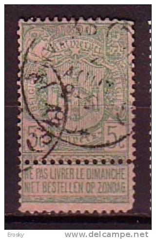 K5353 - BELGIE BELGIQUE Yv N°68 - 1894-1896 Esposizioni