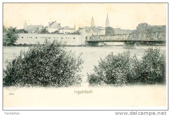 ALLEMAGNE.  INGOLSTADT.  LE PONT. BEAU PLAN - Ingolstadt