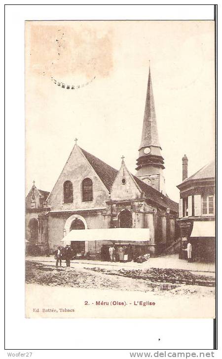 CPA    MERU  L'église - Meru