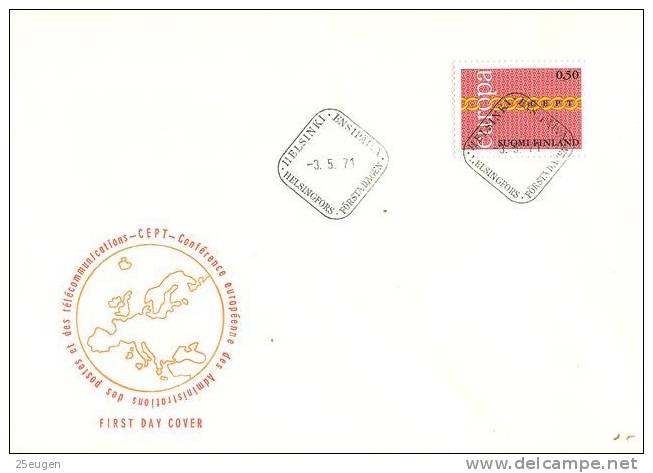 FINLAND  1971  EUROPA CEPT FDC - 1971