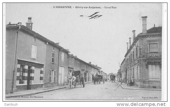 51 // GIVRY, Grand Rue, Ed E Moisson, ANIMEE - Givry En Argonne